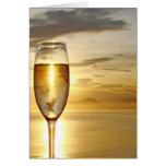 glass of champagne cards