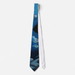 Glass of water and fish neckwear