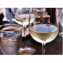 Glass Of White Wine Photo Sculpture