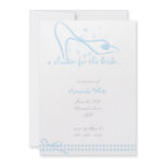 Glass Slipper Bridal Shower Invitation