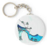 Glass Slipper Keychain