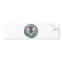 Glass Thistle Bumper Stickers