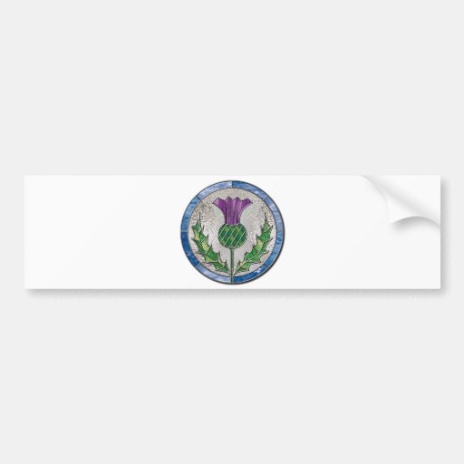 Glass Thistle Bumper Stickers