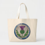 Glass Thistle Canvas Bag