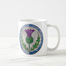 Glass Thistle Mugs