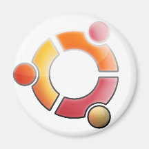 Glass Ubuntu Magnet