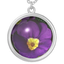 Glass Violet Necklace