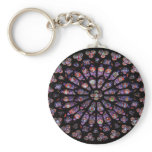 Glass Window of Notre Dame Key Chain keychains