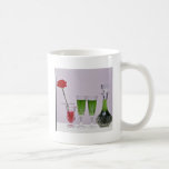Glasses and flower  flowers coffee mug