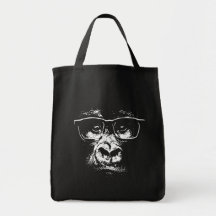 Glasses Gorilla Canvas Bag