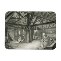Glassmaking factory, from the 'Encyclopedia' by De Rectangle Magnets