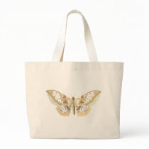 GlassWing Butterfly Canvas Bag