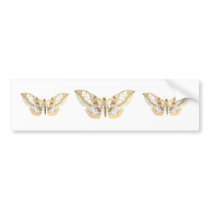 GlassWing Butterfly Bumper Stickers