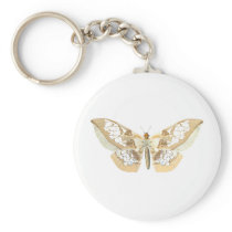 GlassWing Butterfly Key Chain