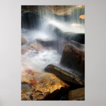 Glassy Falls Poster