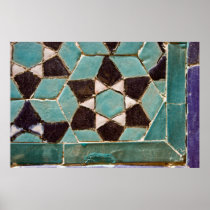 Glazed Tile Mosaic Poster