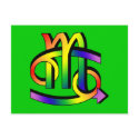 GLBT Cancer & Scorpio postcards