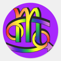 GLBT Cancer & Scorpio Stickers