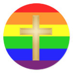 GLBT Christian Pride Round Sticker