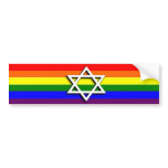 GLBT Jewish Pride Bumper Sticker bumper stickers