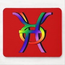 GLBT Pisces & Taurus Mousepads