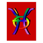 GLBT Pisces & Taurus Postcards