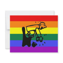 GLBT Pride Clapper Invitations