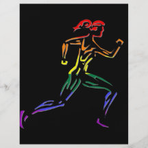 GLBT Pride Female Runner Flyer