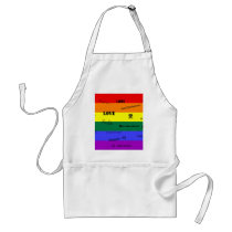 GLBT Pride: "Love" in Many Languages Aprons