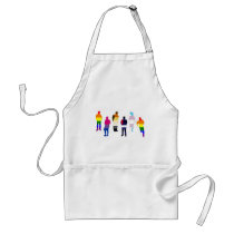 GLBT Pride People Aprons