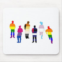 GLBT Pride People Mouse Mat