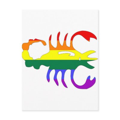 GLBT Pride:  Scorpio Post Cards by markthaler