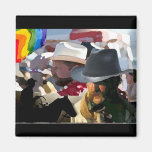 GLBT Rodeo Pride Refrigerator Magnets