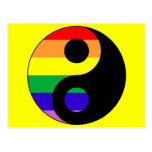 GLBT YinYang Postcard