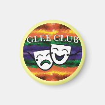 Glee Club Badge: Colour Your World. Magnet