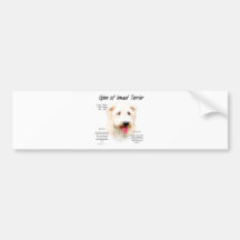 Glen of Imaal Terrier History Design Bumper Sticker