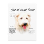 Glen of Imaal Terrier History Design postcards