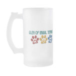 GLEN OF IMAAL TERRIER Mom Paw Print 1 Coffee Mugs