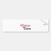 Glencoe Alabama City Classic Bumper Stickers
