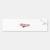 Glencoe Alabama Classic Design Bumper Stickers