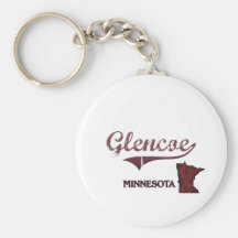 Glencoe Minnesota City Classic Keychains