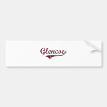 Glencoe Minnesota Classic Design Bumper Sticker