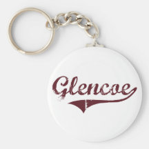 Glencoe Minnesota Classic Design Keychain