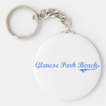 Glencoe Park Beach Illinois Classic Design Keychain