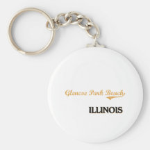 Glencoe Park Beach Illinois Classic Key Chains