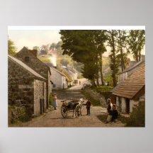 Glencoe Village, County Antrim, Northern Ireland Print