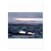 Gletscherlagune Island Postcards