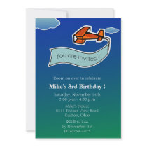 Glider -Birthday Party Invitation-2