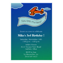 Glider -Birthday Party Invitation-2