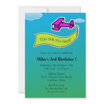 Glider -Birthday Party Invitation-5